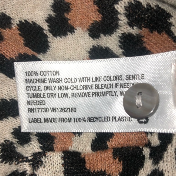 Leopard-Print Cardigan - Picture 3 of 4